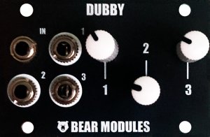 Eurorack Module DUBBY 1U from BearModules