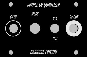 Eurorack Module Simple CV Quantizer from Barcode Circuits
