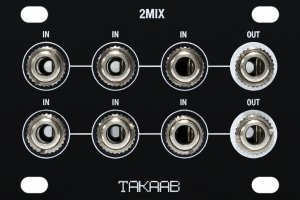 Eurorack Module 2MIX-1U from Takaab