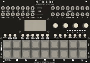 Eurorack Module MIKADO from mnemonic devices