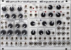 Eurorack Module Synchrodyne Expanded from Panels4DIY