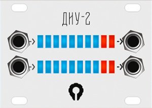 Eurorack Module ДИУ-2 1u aluminium from Paratek