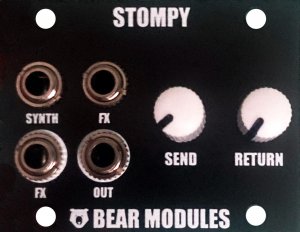 Eurorack Module STOMPY 1U from BearModules