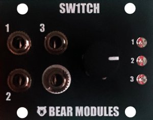 Eurorack Module SW1TCH 1U from BearModules