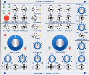 Eurorack Module FURTHRRRR GENERATOR roots 259 panel from Other/unknown