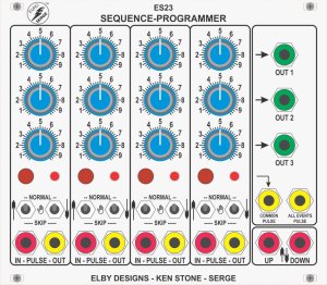 Eurorack Module ES23 - Sequence Programmer from Elby Designs
