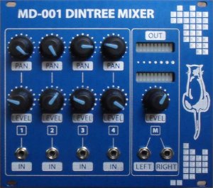 Eurorack Module MD001 Dintree Mixer from Other/unknown