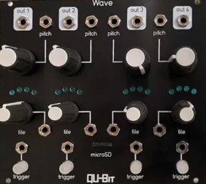 Eurorack Module Wave (black) from Qu-Bit Electronix