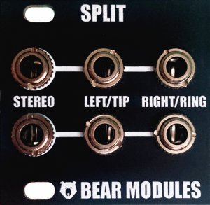 Eurorack Module SPLIT 1U from BearModules