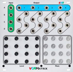 Eurorack Module VCA Matrix from 4ms Company