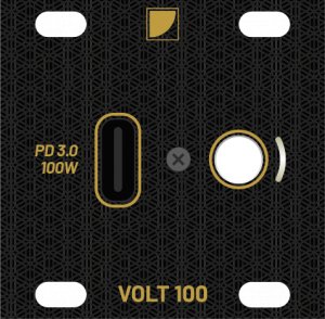 Eurorack Module VOLT 100 – Power module 1U from Black Noise