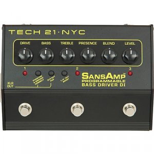 Pedals Module SansAmp Programmable Bass Driver DI from Tech 21