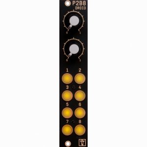 Eurorack Module DROID P2B8 Controller - yellow from Der Mann mit der Maschine