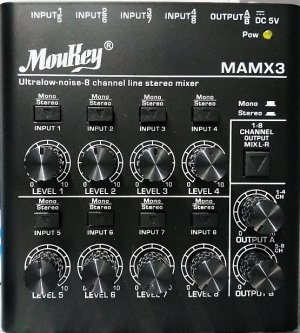 Pedals Module Moukey MAMX3 Stereo Mixer from Other/unknown