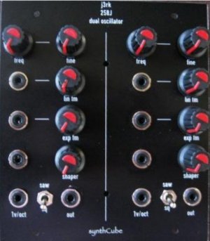 Frac Module Synthcube/j3rk 258j Dual Oscillator from Other/unknown