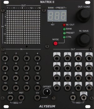 Eurorack Module Matrix from Alyseum