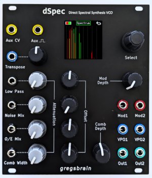 Eurorack Module dSpec from gregsbrain