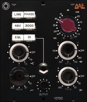 500 Series Module 1073D with red knob from BAE