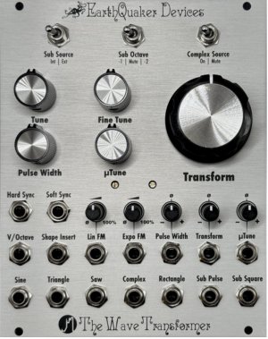 Eurorack Module The Wave Transformer Silver Panel from EarthQuaker Devices