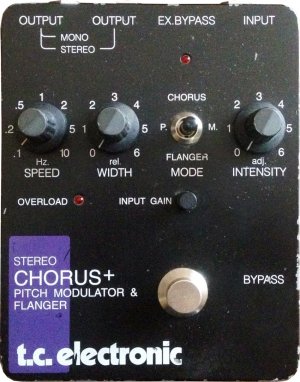 Pedals Module Stereo Chorus Flanger SCF (Original) from TC Electronic