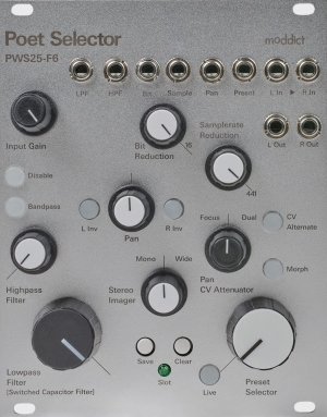 Eurorack Module Poet Selector PWS25-F6 from Moddict