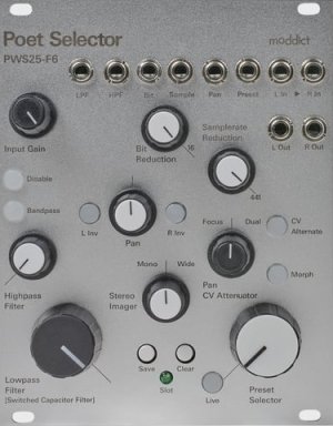 Eurorack Module Poet Selector from Moddict