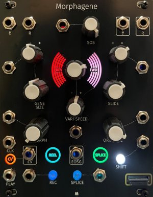 Eurorack Module Morphagene - Black Panel from Mörk Modules