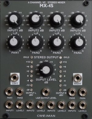 Eurorack Module MX-4S from Cwejman