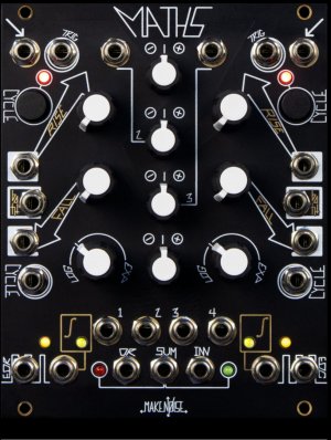 Eurorack Module MATHS (black panel) from Make Noise