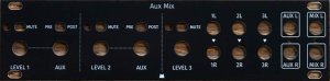 Eurorack Module Aux Mix 1U from Mörk Modules