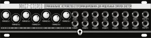 Eurorack Module "MKC7-СТЕРЕО" 1u black from Paratek