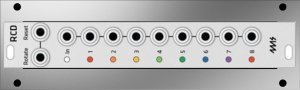 Eurorack Module 1u Rotating Clock Divider from 4ms Company