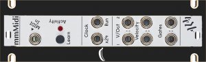 Eurorack Module mmMidi in a 1 u row from ALM Busy Circuits