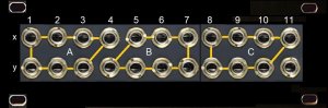 Eurorack Module 3x1 to 6 multiple from Other/unknown