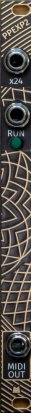 Eurorack Module PPEXP2 (PPX2) - Golden Lotus - black & gold panel from Mörk Modules
