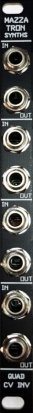 Eurorack Module Quad CV Inverter from Mazzatron