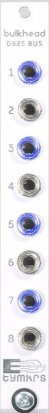 Eurorack Module Tymkrs Bulkhead Blue from Other/unknown