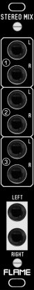 Eurorack Module Stereo U-Mix from Flame