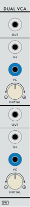 Serge Module LW DUAL VCA V1 from Loudest Warning