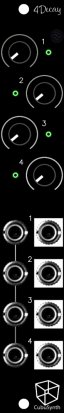 Eurorack Module 4Decay from CubuSynth