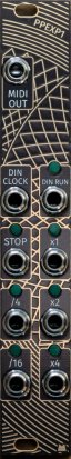 Eurorack Module PPEXP1 - Golden Lotus - Black&Gold panel from Mörk Modules