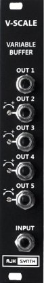 Eurorack Module V-Scale Variable Buffer (Dark Edition) from AJH Synth