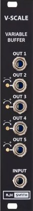 Eurorack Module V-Scale Variable Buffer (Dark Edition) from AJH Synth