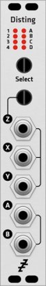 Eurorack Module Expert Sleepers Disting MK1/MK2 (Grayscale panel) from Grayscale