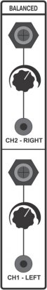 Serge Module Dual Balanced Outputs from Elby Designs