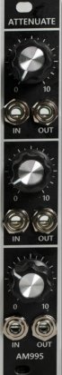 Eurorack Module AM995 Attenuate from AMSynths