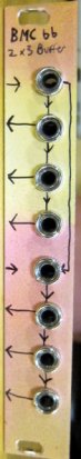 Eurorack Module BMC066 2x3 Buffer from Barton Musical Circuits