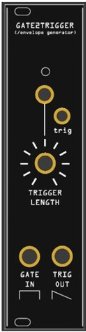 Eurorack Module Gate2Trigger from Tear Apart Tapes