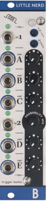 Eurorack Module LITTLE NERD (ALUMINIUM) from Bastl Instruments