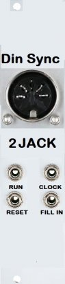Eurorack Module DINSYNC2JACK from Other/unknown
